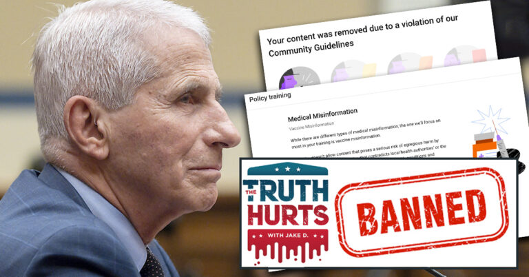 YouTube Bans Episode Exposing Fauci and the Experimental COVID Jab